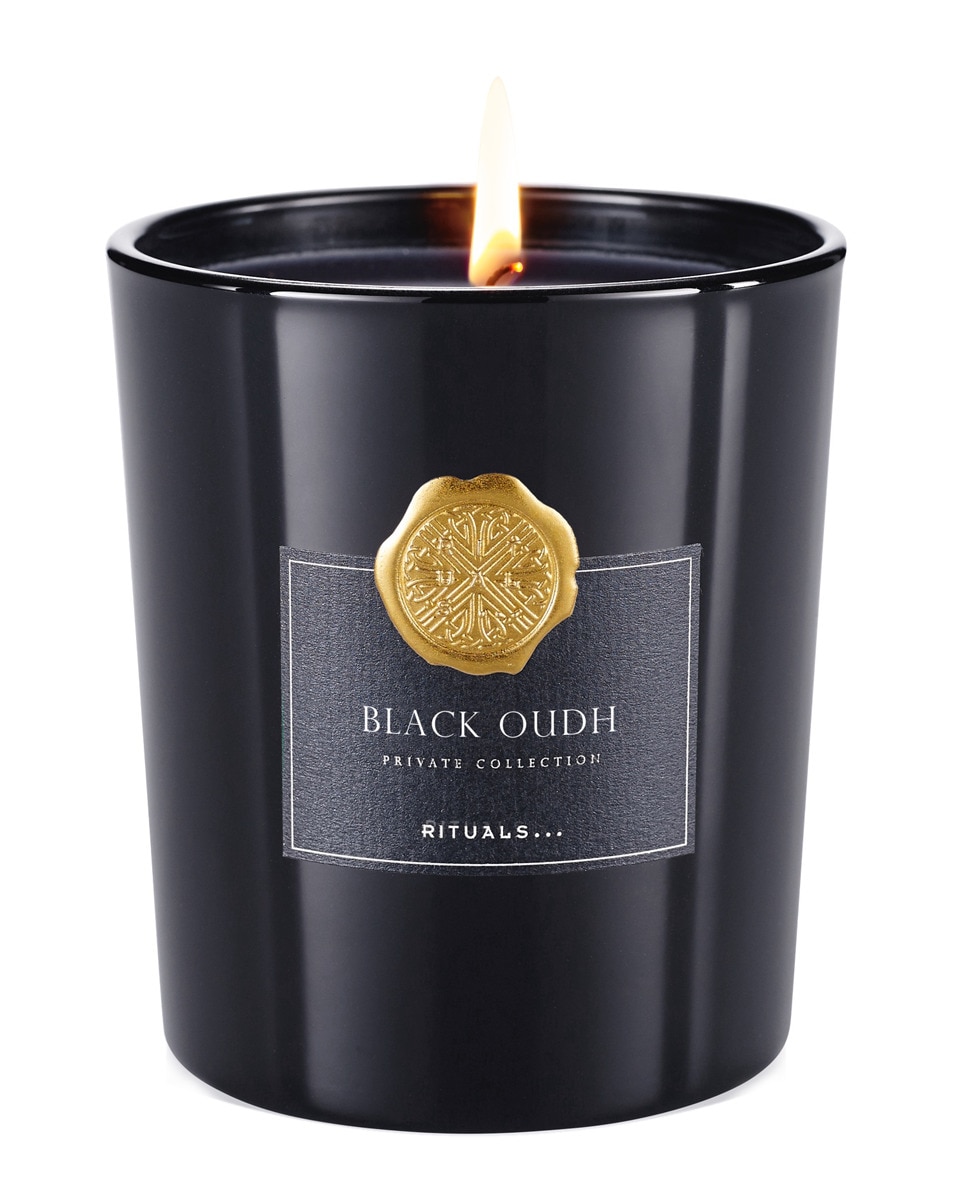 Rituals - Vela Aromática Black Oudh Scented Candle Lujosa 360 G Con Descuento