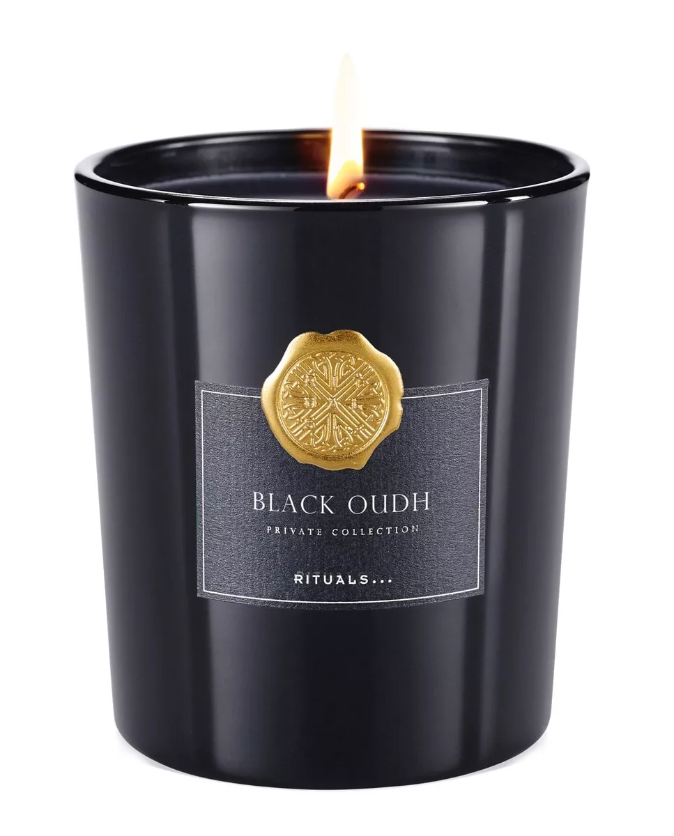 Rituals - Vela Aromática Black Oudh Scented Candle Lujosa 360 G con descuento