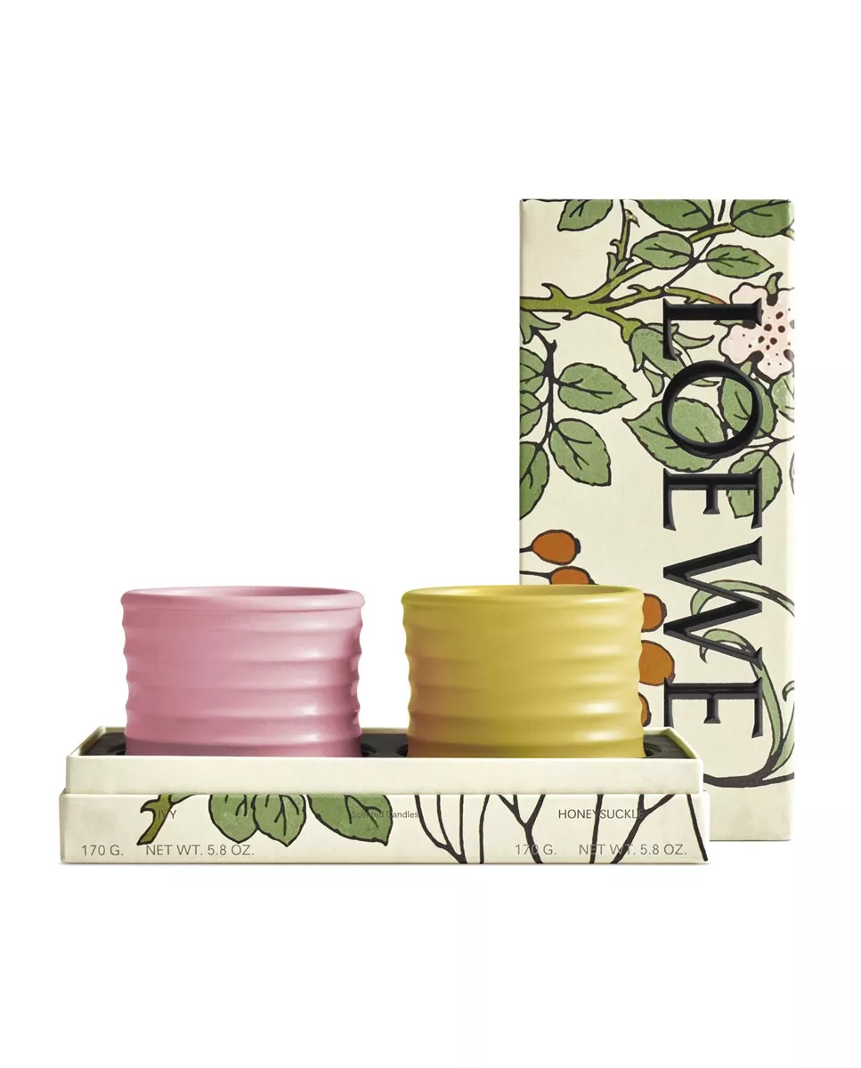 Loewe - Estuche De Regalo Velas Con Notas Florales Home Scents con descuento