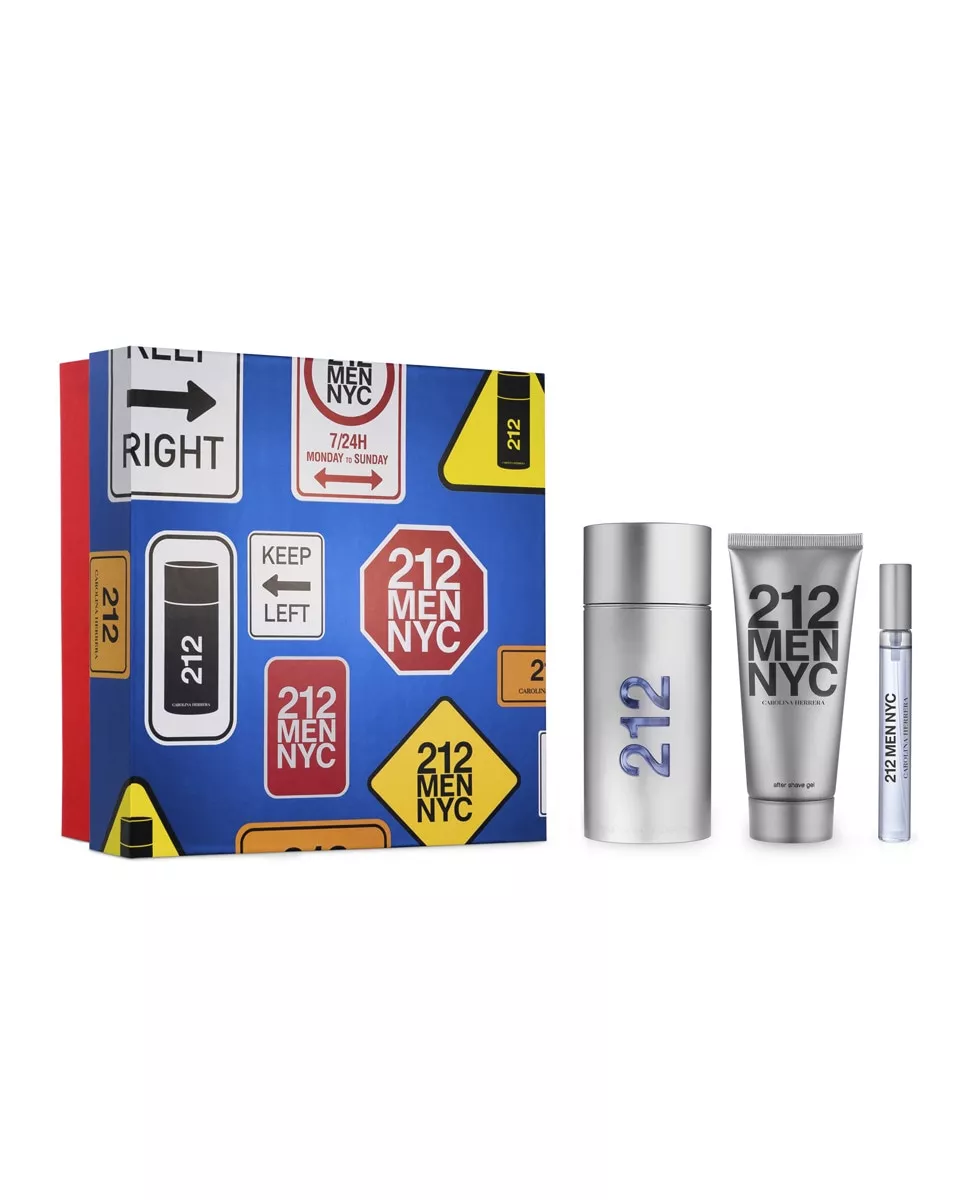 Carolina Herrera - Estuche De Regalo Eau De Toilette 212 Men En Oferta Carolina Herrera - Estuche De Regalo Eau De Toilette 212 Men Con Descuento
