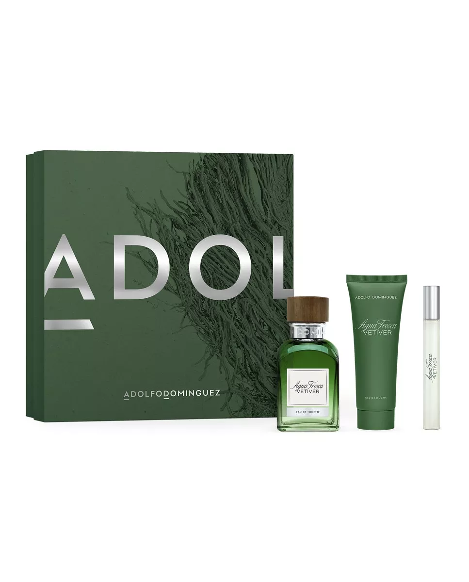 Adolfo Dominguez - Estuche De Regalo Eau De Toilette Agua Fresca Vetiver con descuento