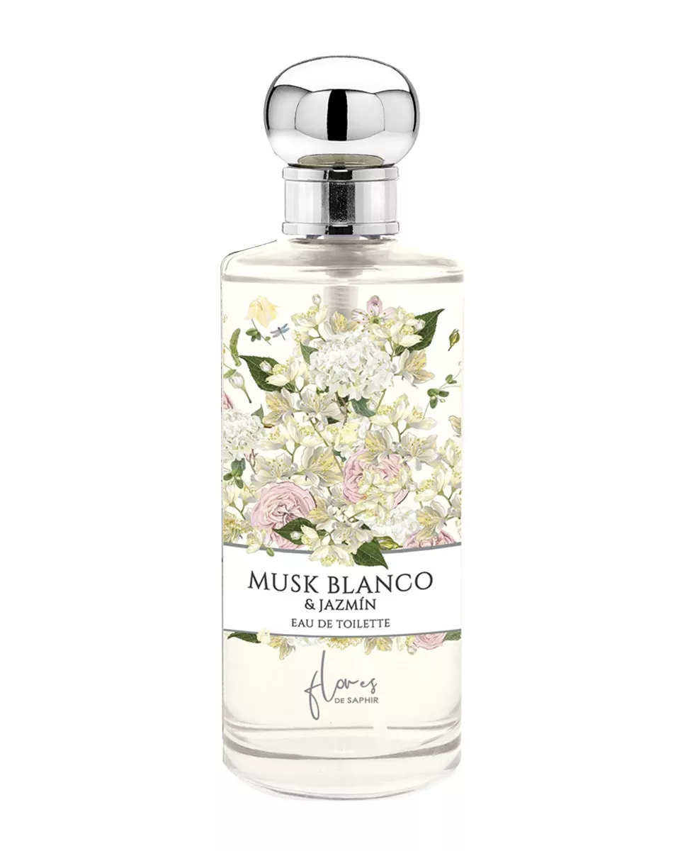 SAPHIR - Eau De Toilette Musk Y Jazmín 175 Ml Flores De con descuento