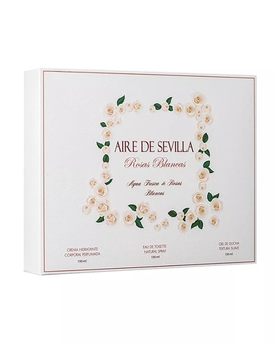 Aire De Sevilla - Estuche De Regalo Eau De Toilette Rosas Blancas con descuento