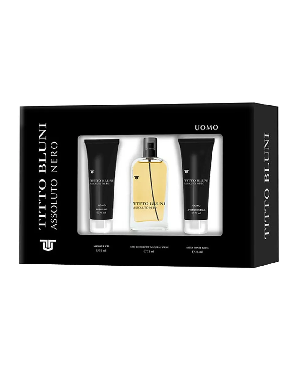 Titto Bluni - Estuche De Regalo Assoluto Nero Uomo con descuento